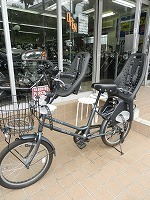 オリジナル塗装の自転車の写真