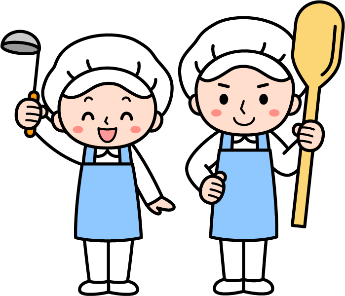 頼もしい調理員さん