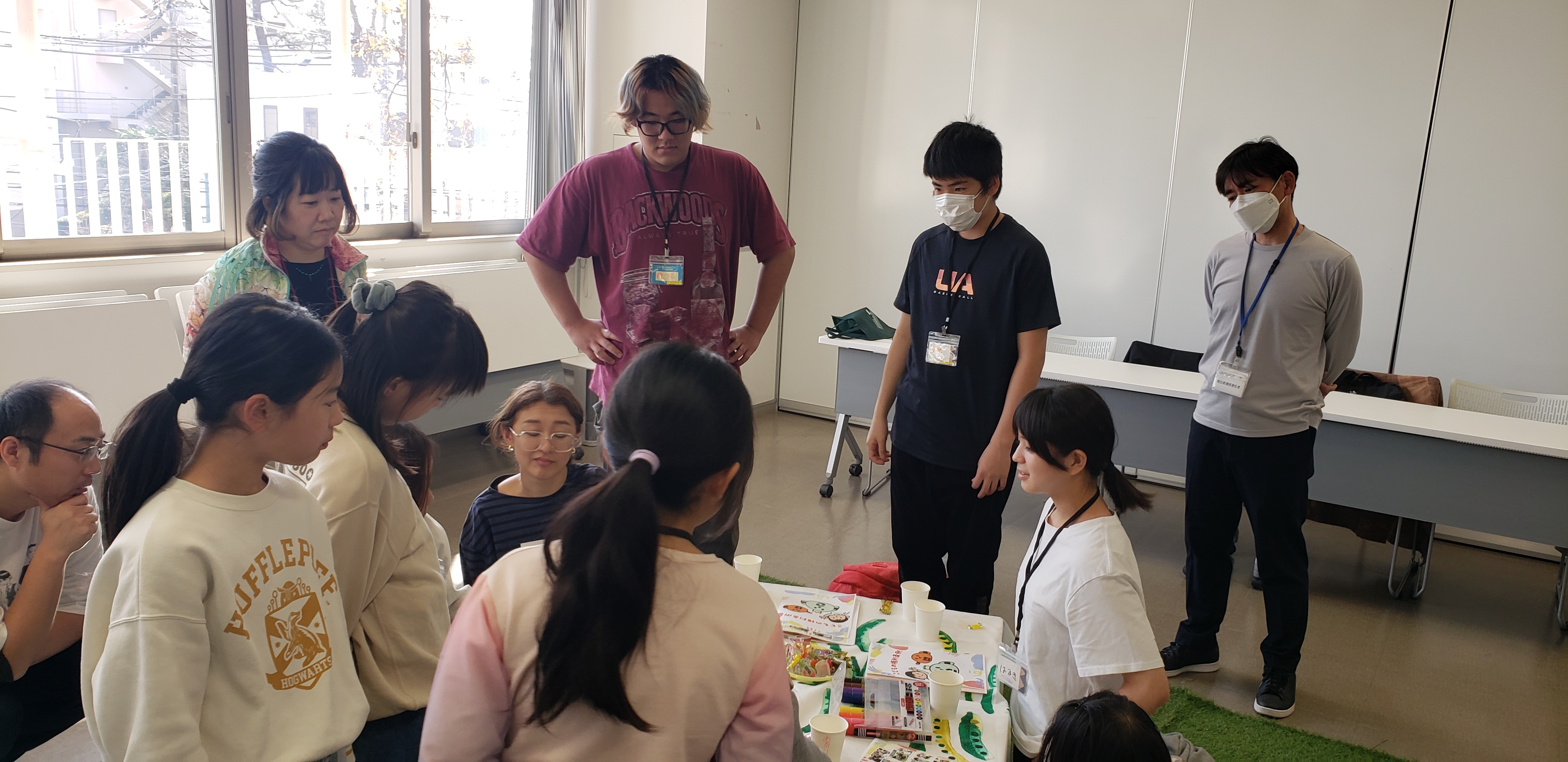 他のチームも見に来た！